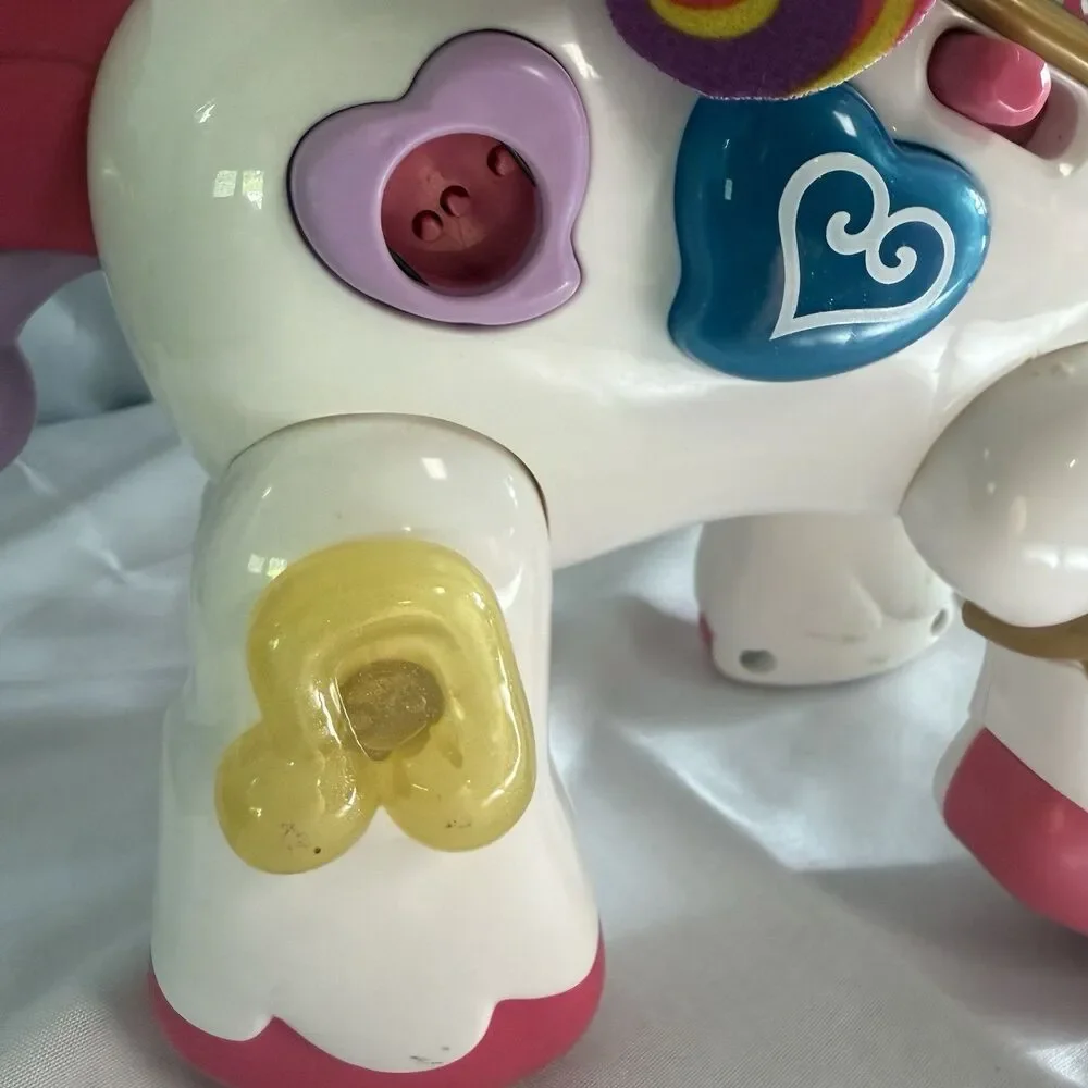 VTech Starshine the Bright Lights Unicorn. Tested and Works. Missing Some Charms